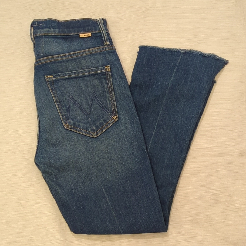 MOTHER Blue Ankle & Cropped Jeans